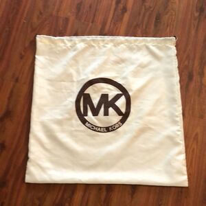 Michael Kors Silky beige large dust bag.